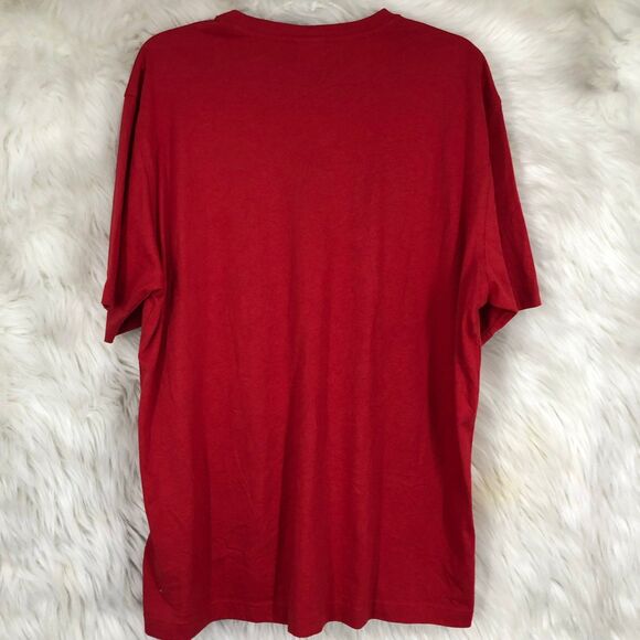 Men’s Brooks Brothers Classic Red T-Shirt XL 100% Cotton Polo Logo Tee - Picture 4 of 4